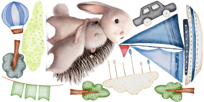 Naklejki dla dzieci, przyjaźń 32014 - zdjęcie 2