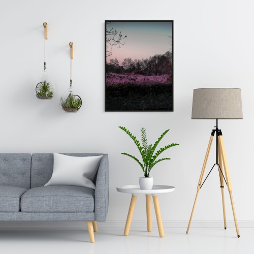Plakat na ścianę poster łąka las 61492 - zdjęcie 2