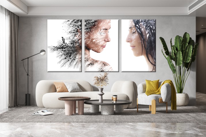 Obrazy na ścianę tajemnicza kobieta 32030 - zdjęcie 3