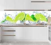 Panel szklany do kuchni  23033 limonki Naklejkomania - zdjecie 1 - miniatura