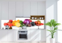 Panel szklany do kuchni  23029 owoce i warzywa Naklejkomania - zdjecie 1 - miniatura