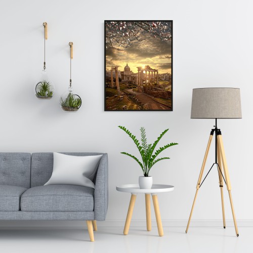 Plakat na ścianę poster z pięknym widokiem na greckie ruiny 61484 - zdjęcie 2