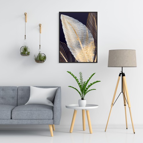 Plakat na ścianę plakaty ścienne  liście 61420 - zdjęcie 2