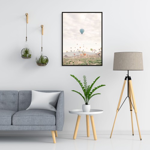 Plakat na ścianę poster z pięknym widokiem na balony 61477 - zdjęcie 2