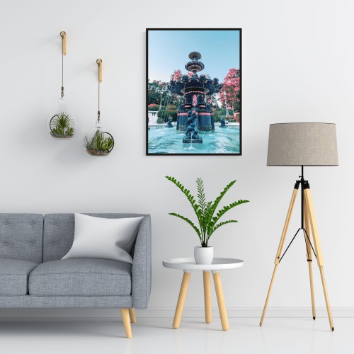 Plakat na ścianę poster z pięknym widokiem na zjawiskową fontannę 61487 - zdjęcie 2