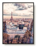 Plakat na ścianę poster plakaty ścienne z cudownym  widokiem na Paryż 61458 Naklejkomania - zdjecie 1 - miniatura