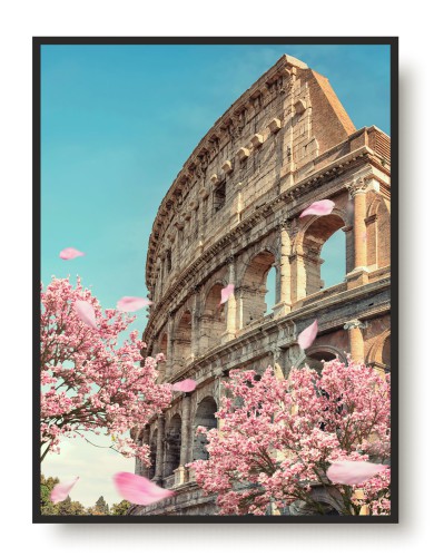 Plakat na ścianę poster z cudownym widokiem na Koloseum 61471 Naklejkomania - zdjecie 1