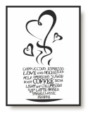 Plakat na ścianę poster plakaty ścienne ponadczasowy wzór w kształcie filiżanki 61437 Naklejkomania - zdjecie 1 - miniatura