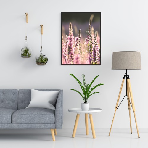 Plakat na ścianę poster plakaty ścienne pole wrzosów 61433 - zdjęcie 2