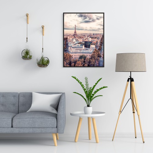 Plakat na ścianę poster plakaty ścienne z cudownym  widokiem na Paryż 61458 - zdjęcie 2