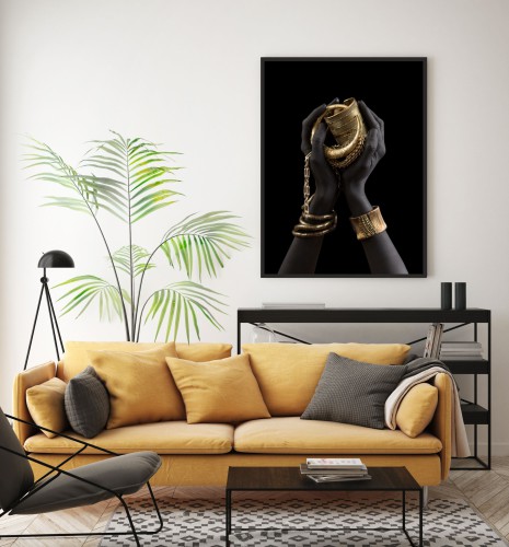 Plakat na ścianę poster powiew luksusu 61542 - zdjęcie 2