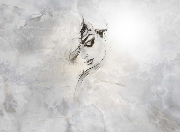 Fototapeta do salonu, sypialni, kobieta i złoto 21175 - zdjęcie 2