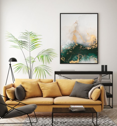 Plakat na ścianę poster woda i piasek 61601 - zdjęcie 2