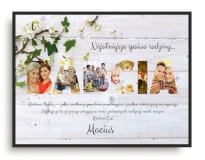 Upominek na dzień babci ozdobny plakat z napisem z własnych zdjęć 61563 Naklejkomania - zdjecie 1 - miniatura