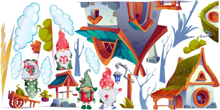 Naklejka na ścianę dla dzieci magiczna kraina 32076 - zdjęcie 2