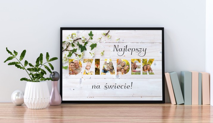 Prezent na Dzień Dziadka plakat z własnymi zdjęciami 61567 - zdjęcie 2