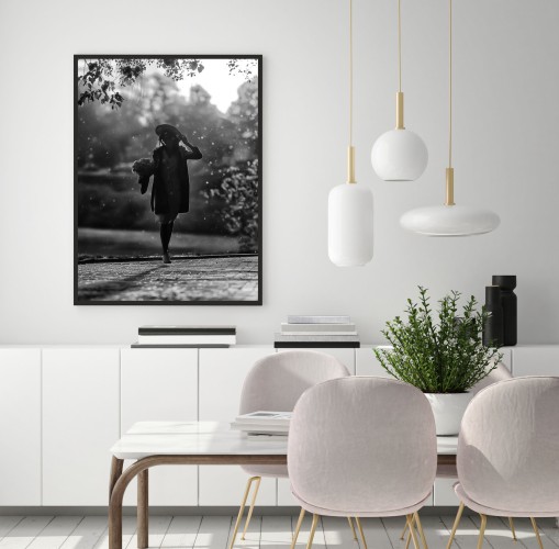 Plakat na ścianę poster spacer retro 61560 - zdjęcie 2