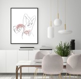 Plakat na ścianę poster kobieta monstera 61582 Naklejkomania - zdjecie 2 - miniatura