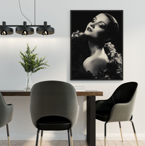 Plakat na ścianę poster retro kobieta lata trzydzieste 61557 - zdjęcie 2