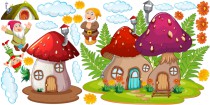 Naklejki na ścianę dla dzieci magiczna kraina 32079 Naklejkomania - zdjecie 2 - miniatura