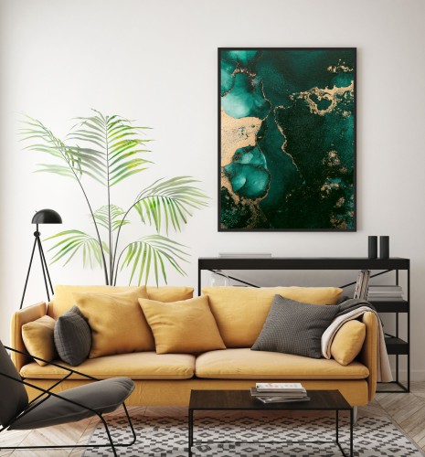 Plakat na ścianę poster woda i piasek 61600 - zdjęcie 2