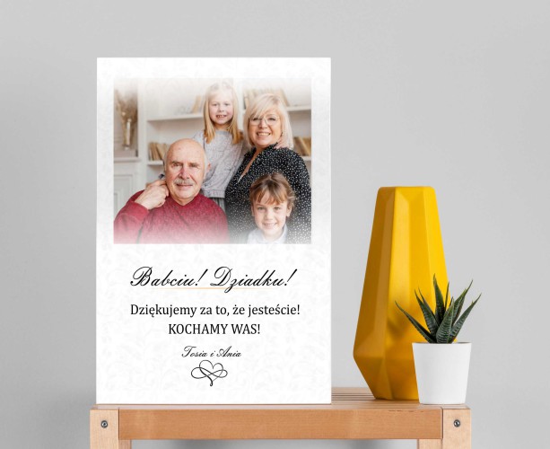Obraz ze zdjęciem, prezent na Dzień Babci i Dziadka 20672 - zdjęcie 2