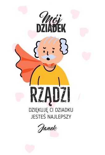 Statuetka prezent dzień babci, dzień dziadka AG 77776 - zdjęcie 2