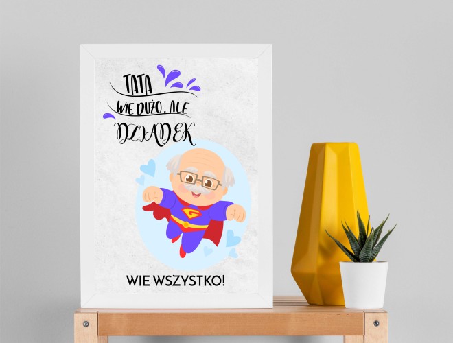 Prezenty na dzień dziadka, świadectwo dla dziadka 20591 - zdjęcie 2