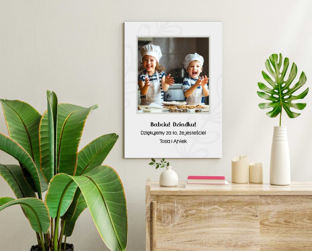 Obraz ze zdjęciem, prezent na Dzień Babci i Dziadka 20671 - zdjęcie 3