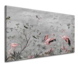 Obrazy na ścianę zaczarowane flamingi 32144 Naklejkomania - zdjecie 3 - miniatura