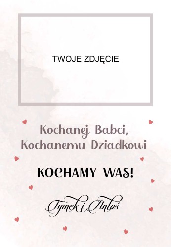 Obraz ze zdjęciem, prezent na Dzień Babci i Dziadka 20670 - zdjęcie 3