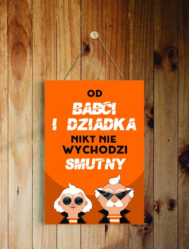 Tabliczka od babci i dziadka nikt nie 42741 - zdjęcie 2