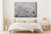 Obrazy na ścianę zaczarowane flamingi 32144 Naklejkomania - zdjecie 2 - miniatura