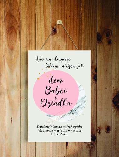 Zawieszka Dom Babci i Dziadka 42737 - zdjęcie 2