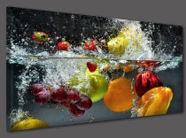 Obrazy na ścianę owoce w wodzie 32200 Naklejkomania - zdjecie 2 - miniatura