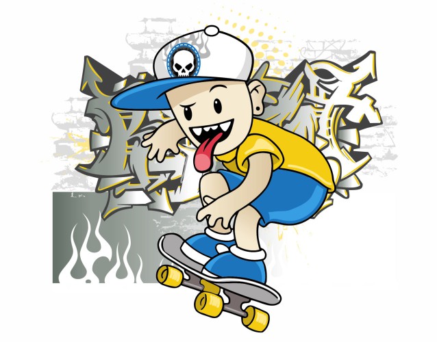 Fototapeta na ścianę skateboard - zdjęcie 2