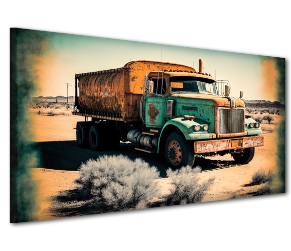 Obrazy na ścianę ciężarówka vintage Naklejkomania - zdjecie 1