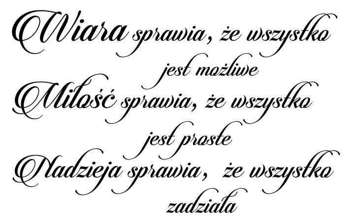 4125 Naklejki na ścianę napisy ścienne Wiara sprawia - zdjęcie 2