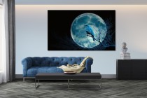 Obrazy na ścianę ptak na tle księżyca 32179 Naklejkomania - zdjecie 3 - miniatura