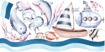 Naklejka dla dzieci morska zabawa 32087 Naklejkomania - zdjecie 2 - miniatura