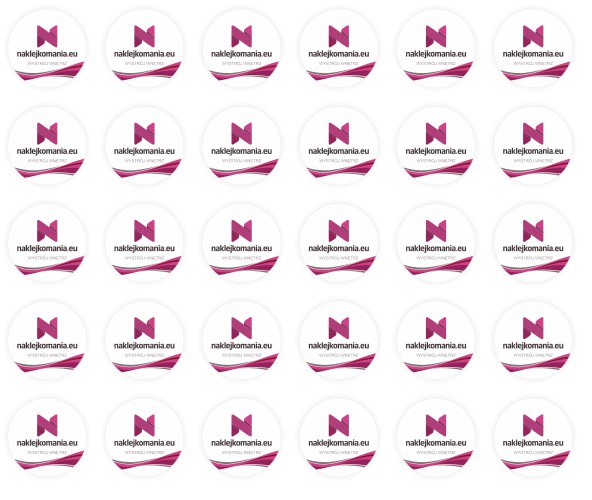 Naklejki reklamowe z dowolnym nadrukiem 120szt. - zdjęcie 4