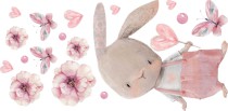 Naklejki dla dzieci zwierzaki uroczy króliczek 22056 Naklejkomania - zdjecie 2 - miniatura