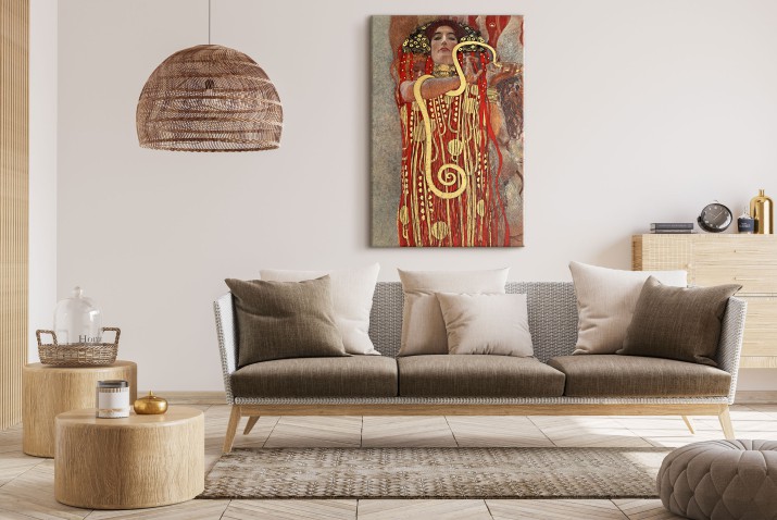 Portret Hygieia - reprodukcja malunku kobiety, Gustav Klimt 92025 - zdjęcie 3