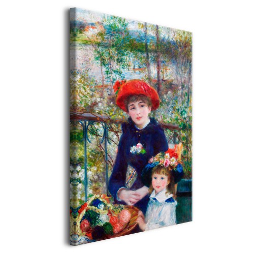 Reprodukcja Portretu Dwie siostry - reprodukcja malarstwa, Pierre-Auguste Renoir 92047 - zdjęcie 2