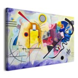 Obraz Kolorowa abstrakcja - reprodukcja malunku, Wassily Kandinsky 92090 Naklejkomania - zdjecie 2 - miniatura