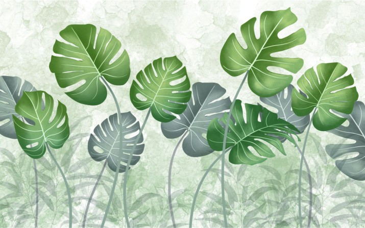 Panel PCV na ścianę liście monstera 9935 - zdjęcie 2