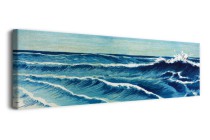 Reprodukcja obrazu Oceaniczne fale - japońskiego pejzażu, Uehara Konen 92075 Naklejkomania - zdjecie 2 - miniatura