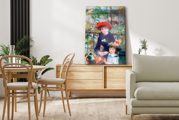 Reprodukcja Portretu Dwie siostry - reprodukcja malarstwa, Pierre-Auguste Renoir 92047 - zdjęcie 3