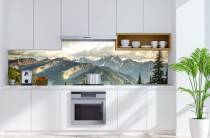 Panele szklane do kuchni górski pejzaż 64075 Naklejkomania - zdjecie 1 - miniatura