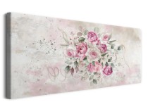 Obraz na ścianę pastelowy bukiet kwiatów 20728 Naklejkomania - zdjecie 2 - miniatura